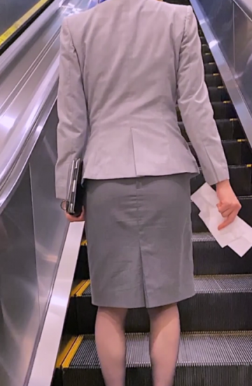 电梯抄底日本空姐裙底系列01
